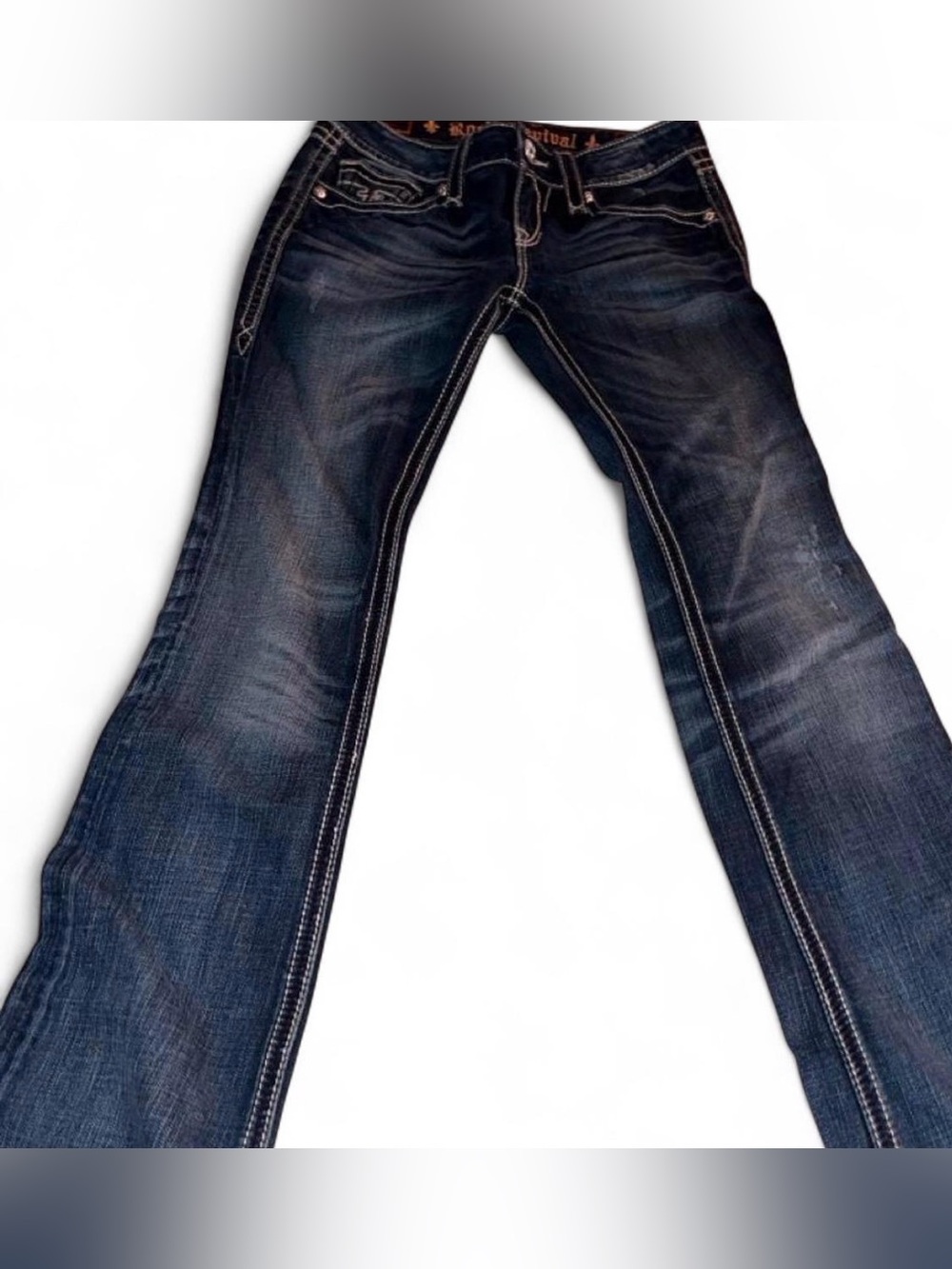 Rock Revival Women's Faded Blue Bootcut Jeans - Picture 3 of 3